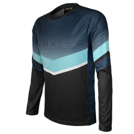 Tricou FUNKIER Turone Enduro LS - Turquoise S