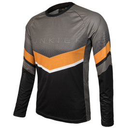 Tricou FUNKIER Turone Enduro LS - Orange/Grey S