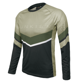 Tricou FUNKIER Turone Enduro LS - Olive Green S