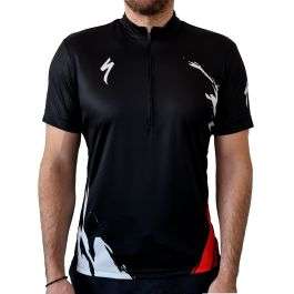 Tricou SPECIALIZED Men's Ride 1/4 Zip SS - Trail of Flames S