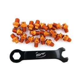 Pini pedale CONTEC R-Pins Select - Orange 20buc - incl. cheie