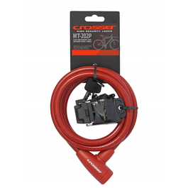 Incuietoare Cablu CROSSER MT 202P 10mm/180cm - Red
