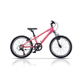 Bicicleta copii mtb CROSS Speedster girl - 20 - 260mm - Roz | 6-8 ani