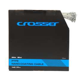 Cablu frana Nano CROSSER 7*7*1.5mm 2200mm - Cutie 100buc - Alb