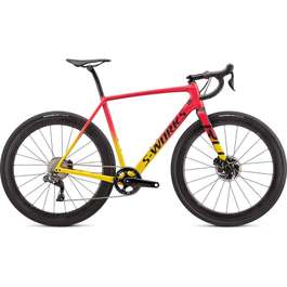 Bicicleta SPECIALIZED S-Works Crux DI2 - Gloss Golden Yellow/Vivid Pink 56