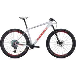 Bicicleta SPECIALIZED S-Works Epic Hardtail AXS 29'' - Gloss Dove Grey/Rocket Red S