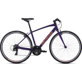 Bicicleta SPECIALIZED Sirrus V-Brake - Women's Spec - Satin Plum Purple/Acid Lava S