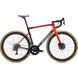 Bicicleta SPECIALIZED S-Works Tarmac Disc - Dura Ace DI2 - Satin Crimson/Rocket Red Clean Red 61