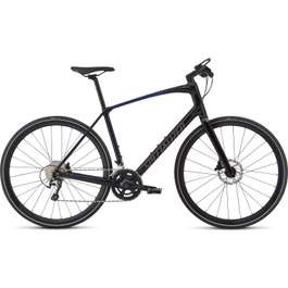 Bicicleta SPECIALIZED Sirrus Elite Carbon - Men's Spec - Tarmac Black/Rocket Red-Acid Blue Fade XL