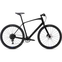 Bicicleta SPECIALIZED Sirrus X Comp Carbon - Men's Spec - Tarmac Black/Nice Blue M