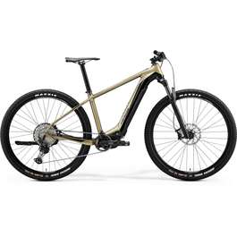 Bicicleta Electrica MERIDA eBig.Nine 700 S38 Gold|Negru 2020