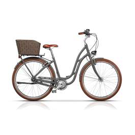 Bicicleta CROSS Picnic Pro 28 Gri/Maro 430mm