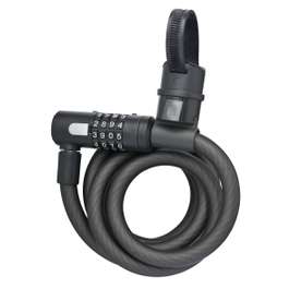 Incuietoare Cablu AXA Newton Cifru 15mm/180cm - Antracit