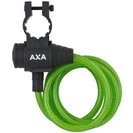 Incuietoare Cablu AXA Zipp 8mm/120cm - Green