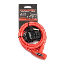 Incuietoare Cablu CROSSER MT 203 10mm/180cm - Red