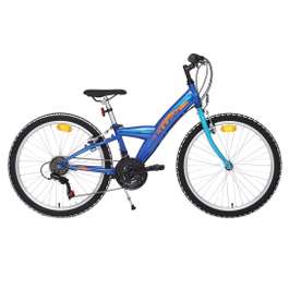 Bicicleta copii mtb CROSS Rocky 24 - Albastru | 8-10 ani