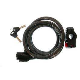 Incuietoare Cablu CROSSER CL-823 12mm/180cm - Black
