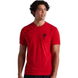 Tricou SPECIALIZED Men's S-Logo SS - Flo Red L