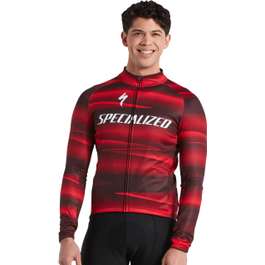 Tricou softshell SPECIALIZED Men's Factory Racing Team SL Expert LS - Black/Red L