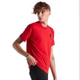 Tricou SPECIALIZED Men's S-Logo SS - Flo Red M