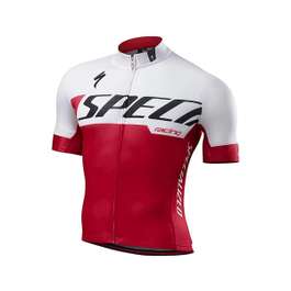 Tricou SPECIALIZED SL Expert Jersey - White/Red Team M