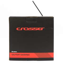 Camasa cablu frana CROSSER 2p - Rola 30m - Negru
