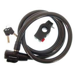 Incuietoare Cablu CROSSER CL-823 15mm/180cm - Black