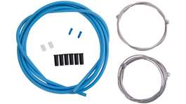 Set cablu + camasa frana CONTEC Neostop fata/spate - Blue