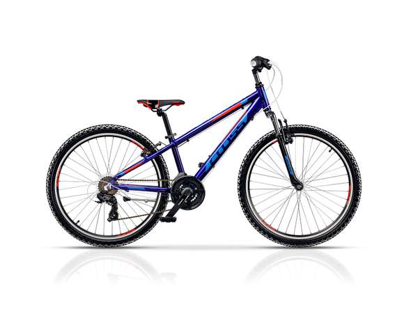 Bicicleta copii mtb CROSS Speedster Boy 26 - Albastru | 10-13 ani